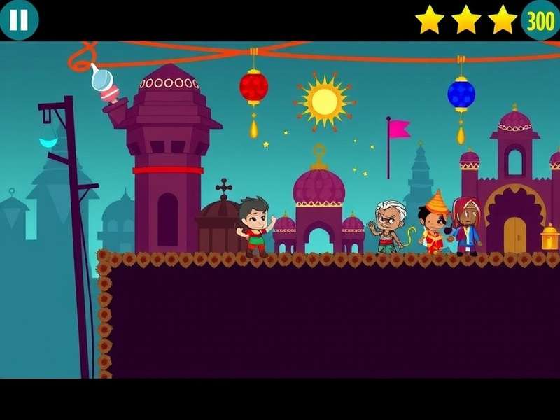 Holi Cheerful Trip gameplay screenshot