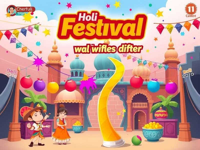 Holi Cheerful Trip festival event
